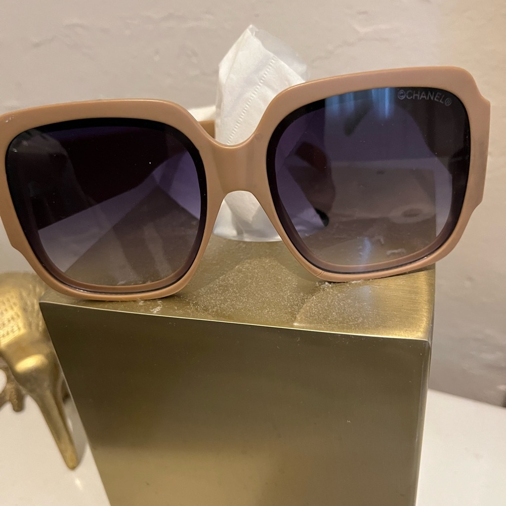 Chanel Beige Sunglasses